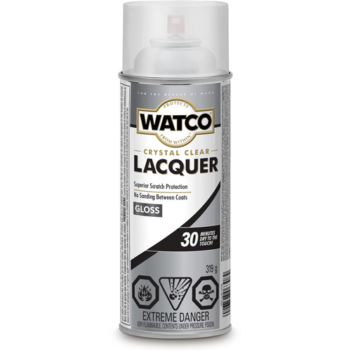 Watco&reg; Lacquer Wood Finish, 319 g, Clear, Gloss Groupe Generik