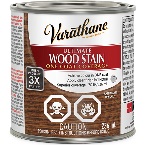 Varathane&reg; Ultimate Wood Stain, 236 ml, American Walnut Groupe Generik