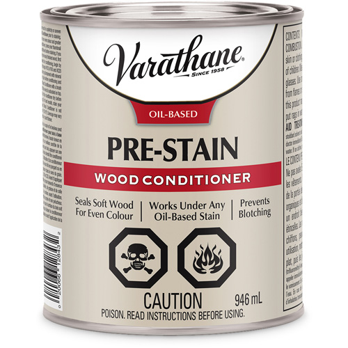Conditionneur de bois de premi&egrave;re qualit&eacute; Varathane, 946 ml, Transparent Groupe Generik
