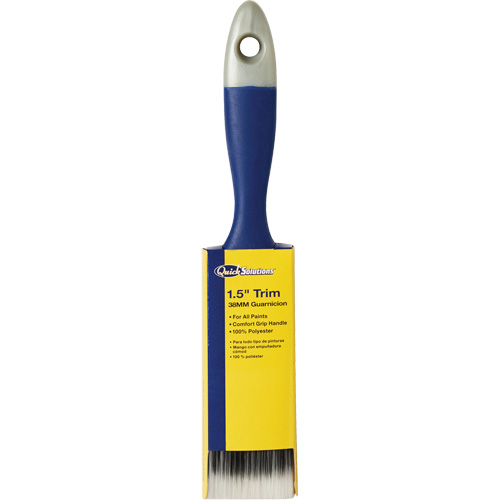 Quick Solutions Trim Brush, Polyester, Plastic Handle, 1-1/2" Width Groupe Generik