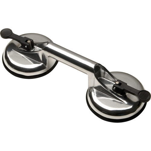 Manually Operated Hand Vacuum Cups - Double Handcup, 66 lbs. Capacity, 4-5/8", Lever, 13" Handle Length Groupe Generik