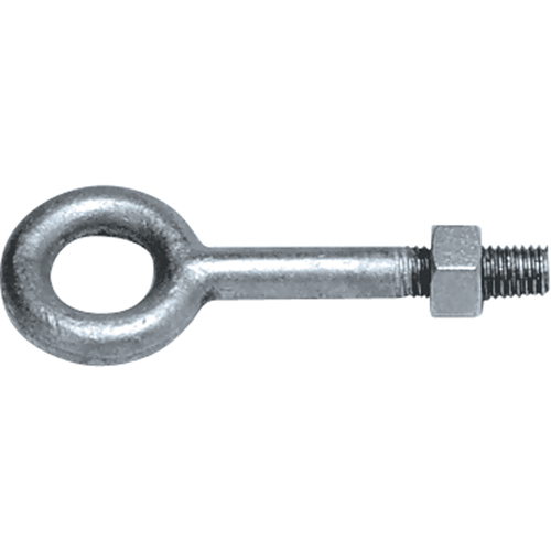 Eye Bolts, 1/2" Dia., 8" L, Galvanized, 2200 lbs. (1.1 tons) Capacity Groupe Generik