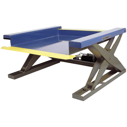 Tables &eacute;l&eacute;vatrices hydrauliques pr&egrave;s du sol, Acier, Capacit&eacute; de 2000 lb Groupe Generik