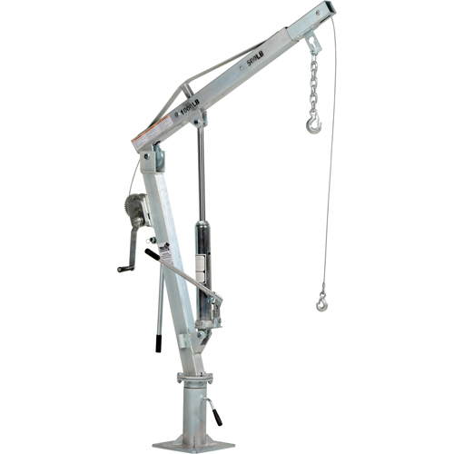 Grue &agrave; fl&egrave;che pour camion actionn&eacute;e par treuil, Capacit&eacute; de 500 lb (0,25 tonne), Limite de 99" Groupe Generik