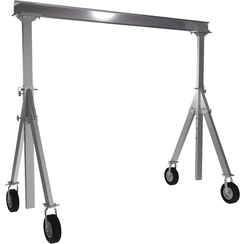 Grue-portique ajustable en aluminium, 10' lo, Capacit&eacute; 1500 lb (0,75 tonne) Groupe Generik