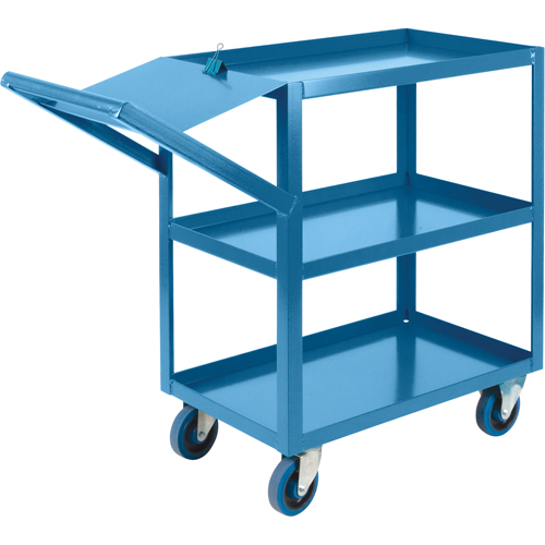 Chariots &agrave; cueillette, 36" h x 18" la x 46" p, 3 Tablettes, Capacit&eacute; 1200 lb Groupe Generik