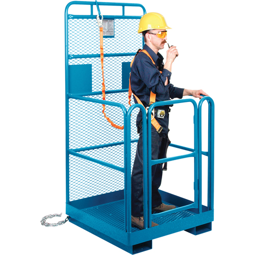 Nacelle &eacute;l&eacute;vatrice pour travail en hauteur, 36" x 36" x 72" h, Capacit&eacute; de 1000 lb, Acier Groupe Generik