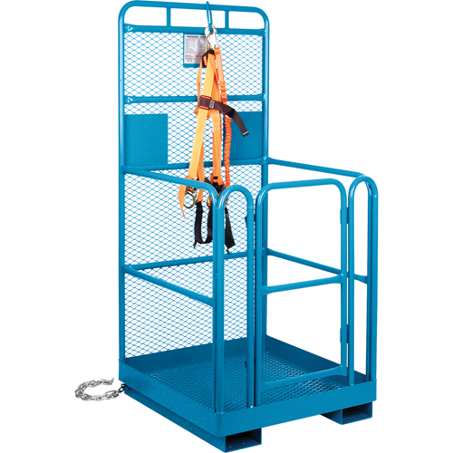 Nacelle &eacute;l&eacute;vatrice pour travail en hauteur, 36" x 36" x 72" h, Capacit&eacute; de 1000 lb, Acier Groupe Generik