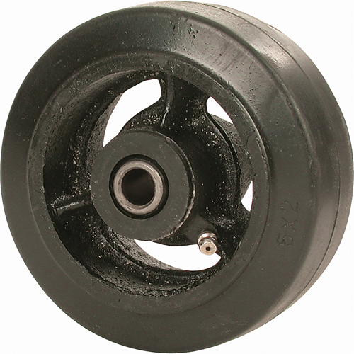 Roue en caoutchouc moul&eacute;, 6" (152 mm) dia. x 3" (76 mm) la, Capacit&eacute; de 750 lb (340 kg) Groupe Generik