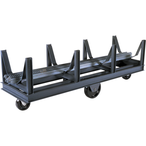 Bar Cradle Truck, 96" L x 28" W x 29" H, 10000 lbs. Capacity, Phenolic Wheels Groupe Generik