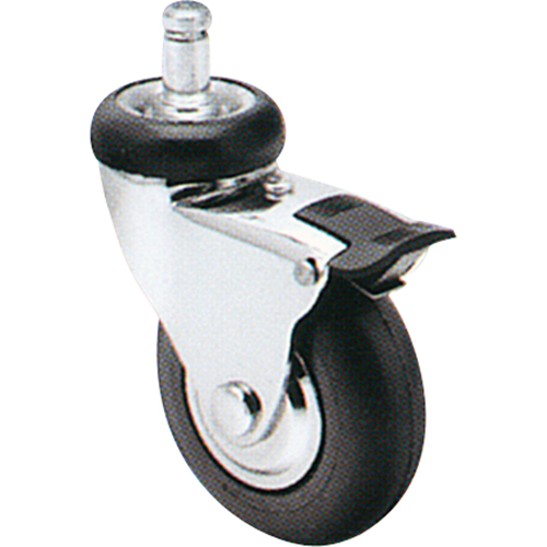 Roulette Comfort Roll, Pivotant avec frein, Diam&egrave;tre 3" (76 mm), Capacit&eacute; 175 lb (79 kg) Groupe Generik