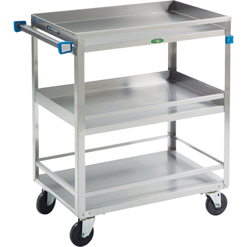 Chariots avec barres de retenue, 3 Tiers, 19" la x 34-3/4" h x 31" p, Capacit&eacute; 500 lb Groupe Generik
