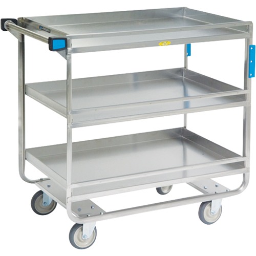 Chariots avec barres de retenue, 3 Tiers, 23" la x 37-1/4" h x 38-5/8" p, Capacit&eacute; 700 lb Groupe Generik