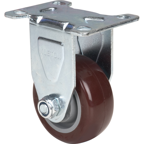 Caster, Rigid, 3" (76 mm), Polyurethane, 230 lbs. (104 kg.) Groupe Generik