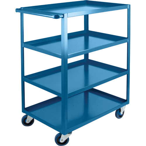 Heavy-Duty Shelf Carts, 4 Tiers, 24" W x 48" H x 39" D, 1200 lbs. Capacity Groupe Generik