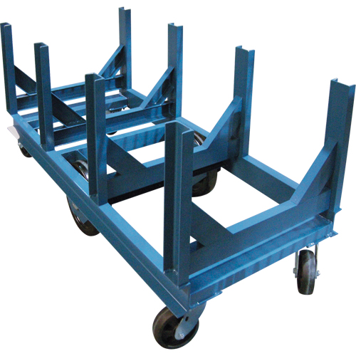 Chariot &agrave; berceaux, 60" lo x 28" la x 29" h, Capacit&eacute; de 5000 lb, Roue Ph&eacute;nolique Groupe Generik