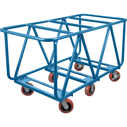 Flat Bed Lumber Cart, 60" x 30" x 33", 2500 lbs. Capacity Groupe Generik