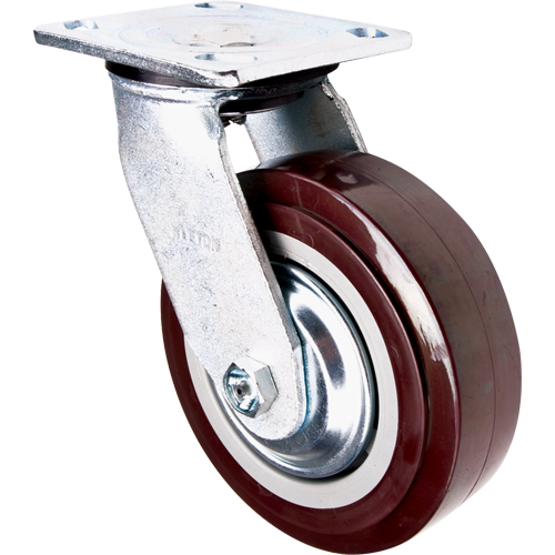 Caster, Swivel, 6" (152.4 mm), Polyurethane, 850 lbs. (385 kg.) Groupe Generik