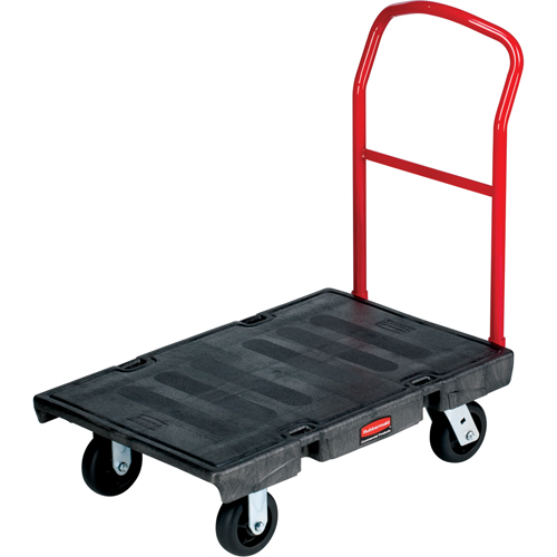 Chariot &agrave; plateforme robuste, 48" lo x 24" la, 2000 lb cap, Roues Caoutchouc Groupe Generik