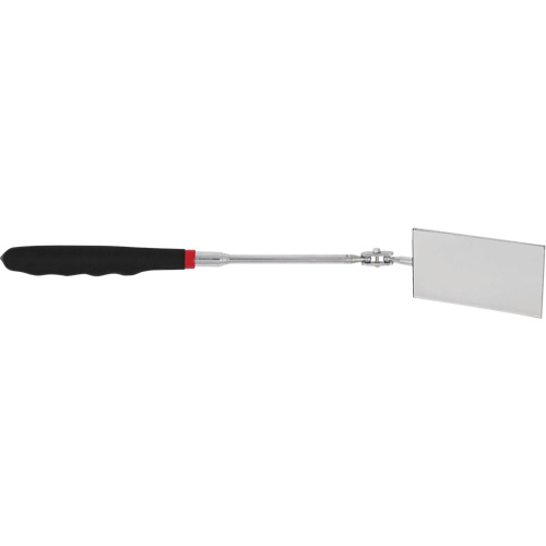 Large Face Telescopic Mirror, 2-1/8" H x 3-3/8" W, Rectangular, 11" - 15-1/2" Handle Groupe Generik