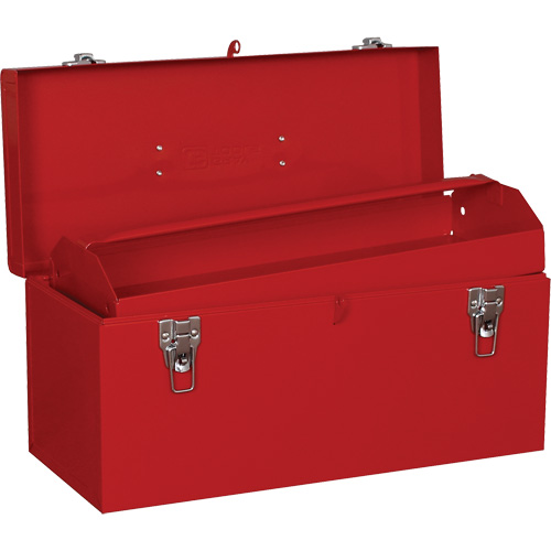 Heavy-Duty Tool Box, 8-1/2" D x 20" W x 9-1/2" H, Red Groupe Generik
