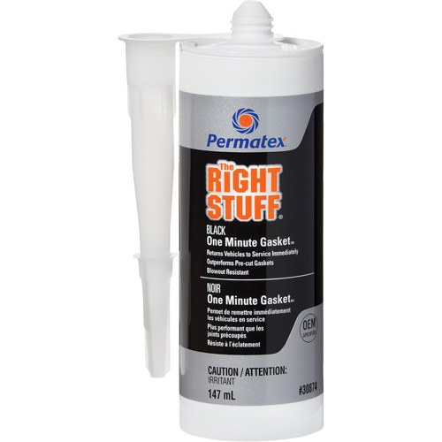 The Right Stuff&reg; Gasket Maker, Cartridge, Black Groupe Generik
