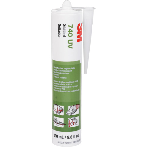 Adhesive Sealant 740 UV, 290 ml, Cartridge, Grey Groupe Generik