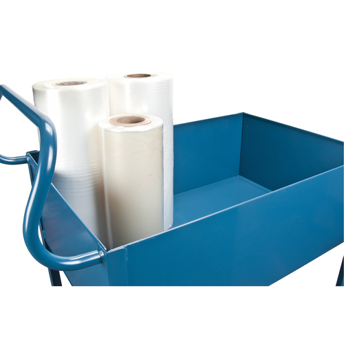Chariots de service &agrave; bordure profonde, 2 Tiers, 24" la x 47" h x 36" p, Capacit&eacute; 1200 lb Groupe Generik
