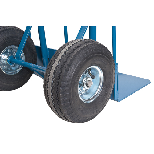 Load Retention Hand Truck, Dual Handle, Steel, 53" Height, 600 lbs. Capacity Groupe Generik