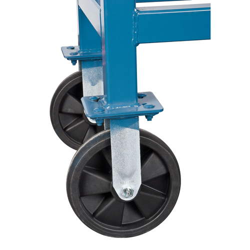 Chariots &agrave; plateforme sur&eacute;lev&eacute;e, 48" lo x 24" la x Capacit&eacute; 1800 lb, Roues en Caoutchouc Groupe Generik
