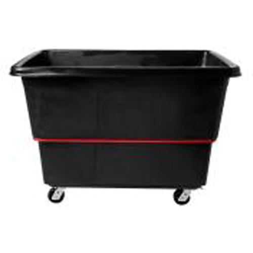 Heavy-Duty Utility Truck, Black Recycled Plastic, 59"/34-5/8" L x 34"/59-1/64" W x 42-1/16"/42-7/8" H, 27 cu. ft. Volume, 1200 lbs. Capacity Groupe Generik