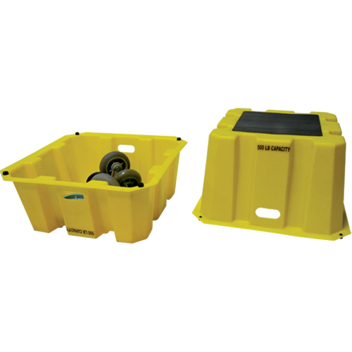 Escabeaux emboîtables industriels, 25" x 25" x Hauteur 10-1/2" Groupe Generik
