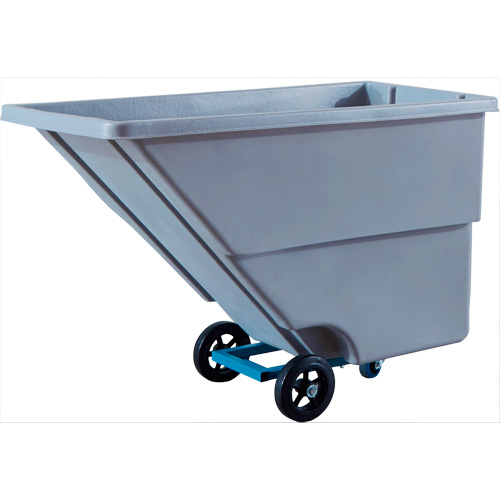 Tilt Truck, Polyethylene, 0.625 cu. yd., 500 lbs. Load Capacity Groupe Generik