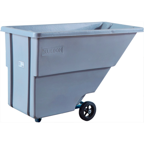 Tilt Truck, Polyethylene, 0.625 cu. yd., 500 lbs. Load Capacity Groupe Generik