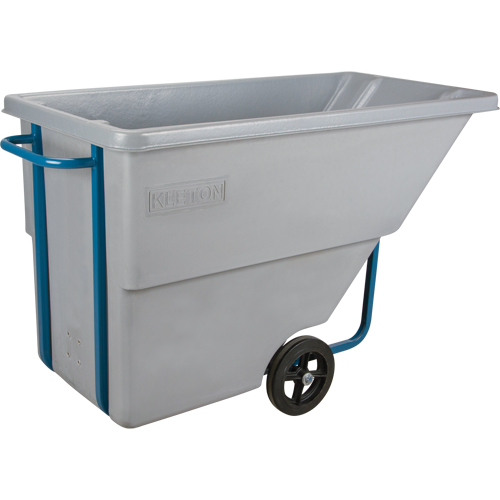 Tilt Truck, Polyethylene, 0.625 cu. yd., 850 lbs. Load Capacity Groupe Generik