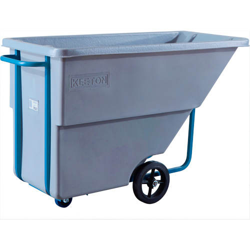 Tilt Truck, Polyethylene, 0.625 cu. yd., 850 lbs. Load Capacity Groupe Generik