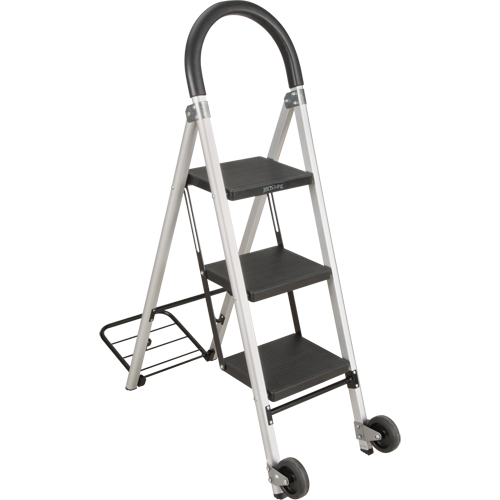 Step Stool Ladder, 3 Steps, 20" x 18" x 38-1/2" High Groupe Generik
