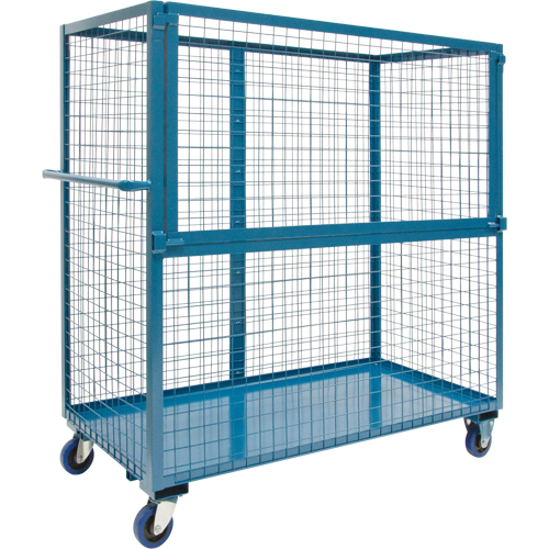 Chariot grillag&eacute; pour transport , Acier, 24" x 55" x 36", Capacit&eacute; 1200 lb Groupe Generik