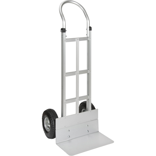 Knocked Down Hand Truck, Continuous Handle, Aluminum, 49-5/8" Height, 500 lbs. Capacity Groupe Generik