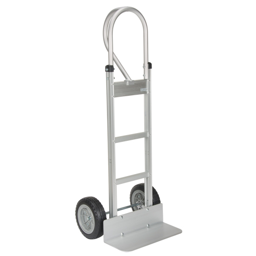 Knocked Down Hand Truck, P-Handle Handle, Aluminum, 52-1/8" Height, 500 lbs. Capacity Groupe Generik