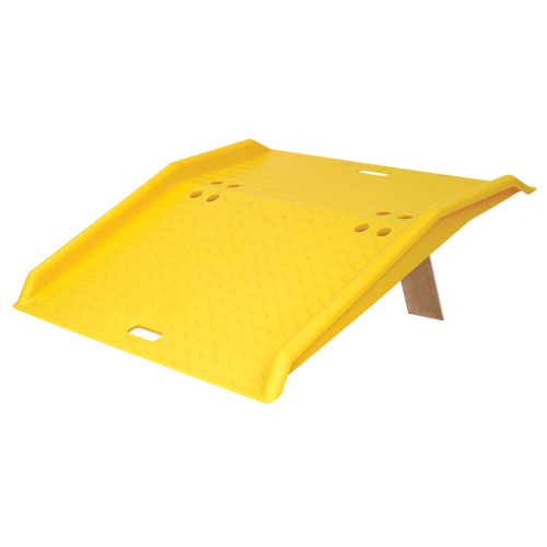 Rampe de quai de chargement portable en poly pour diable, Capacit&eacute; de charge 750 lb, 36" lo x 35" la x 5" h Groupe Generik