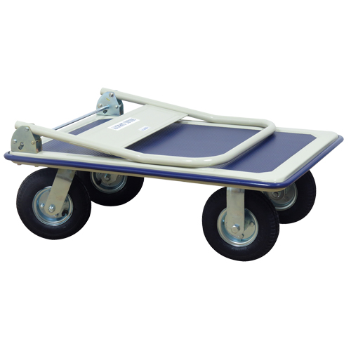 Folding Handle Platform Truck, Steel, 660 lbs., 35" L x 23" W, 43.5" High Groupe Generik