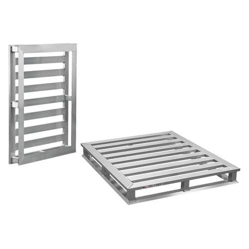 Palette &agrave; cadre tubulaire en aluminium 4 c&ocirc;t&eacute;s Groupe Generik