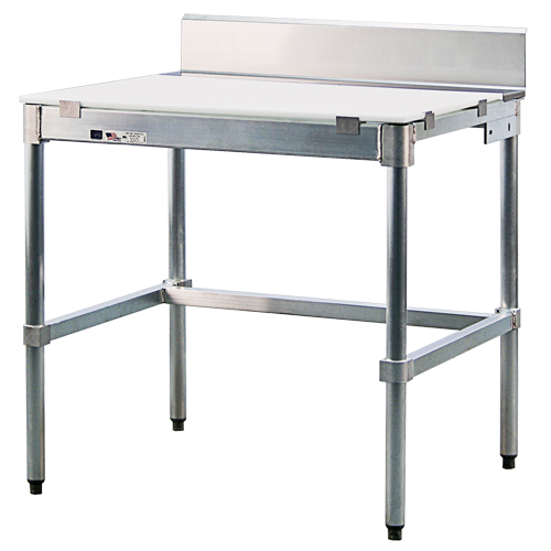 Poly-Top Workbench, 60" W x 24" D x 35-1/2" H, 1800 lbs. Capacity Groupe Generik