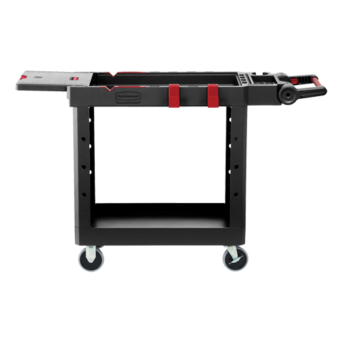 Heavy-Duty Adaptable Utility Cart, 2 Tiers, 17-3/4" x 36" x 46-1/5", 500 lbs. Capacity Groupe Generik