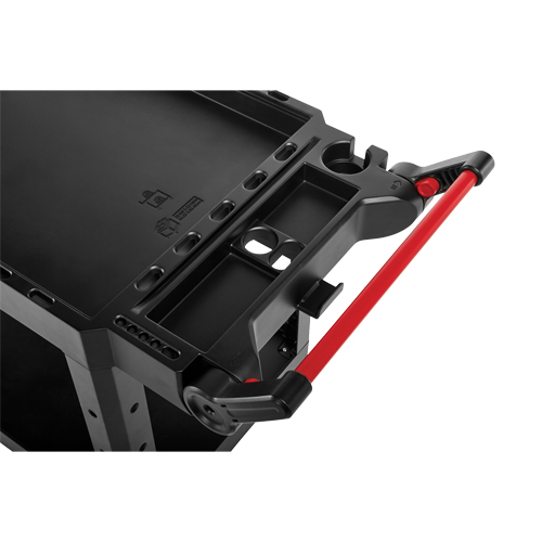 Heavy-Duty Adaptable Utility Cart, 2 Tiers, 25-1/5" x 36" x 51-1/2", 500 lbs. Capacity Groupe Generik