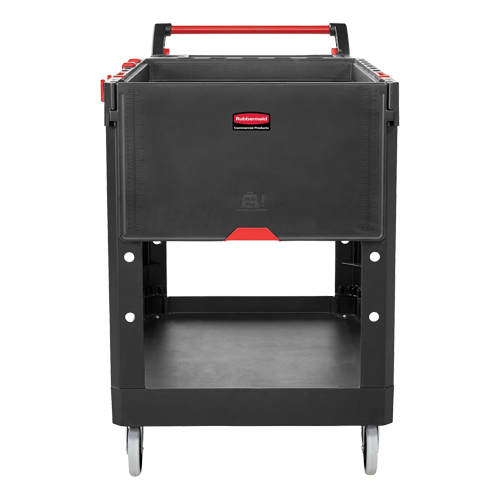 Heavy-Duty Adaptable Utility Cart, 2 Tiers, 25-1/5" x 36" x 51-1/2", 500 lbs. Capacity Groupe Generik