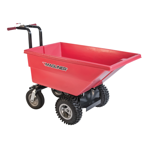 Chariot &agrave; bascule motoris&eacute;, Capacit&eacute; 6 cu.ft., 40" h x 25" la x 56" p Groupe Generik