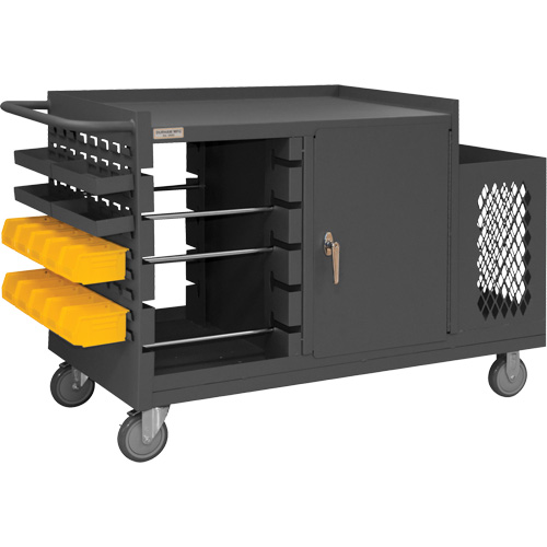 Chariot pour bobines de fil et de maintenance, Acier, 5 Montants, 54-1/16" la x 35" h x 24" p, Capacit&eacute; de 1200 lb Groupe Generik