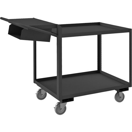 Chariot de pr&eacute;paration de commande, 40-1/4" h x 24-1/4" la x 52-3/8" p, 2 Tablettes, Capacit&eacute; 1200 lb Groupe Generik